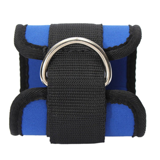 Maxxlite  Imported Fitness Ankle D-Ring Strap Multi-Gym Leg Thigh Pulley Lifting Training (Blue)